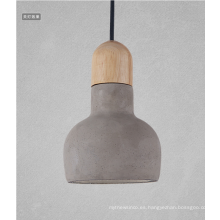 Venta caliente moderna lámpara colgante nórdica lámpara colgante de hormigón
